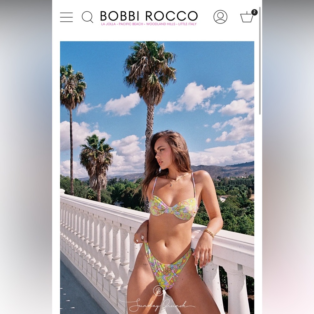 Bobbi Rocco Meli Bikini Size Medium